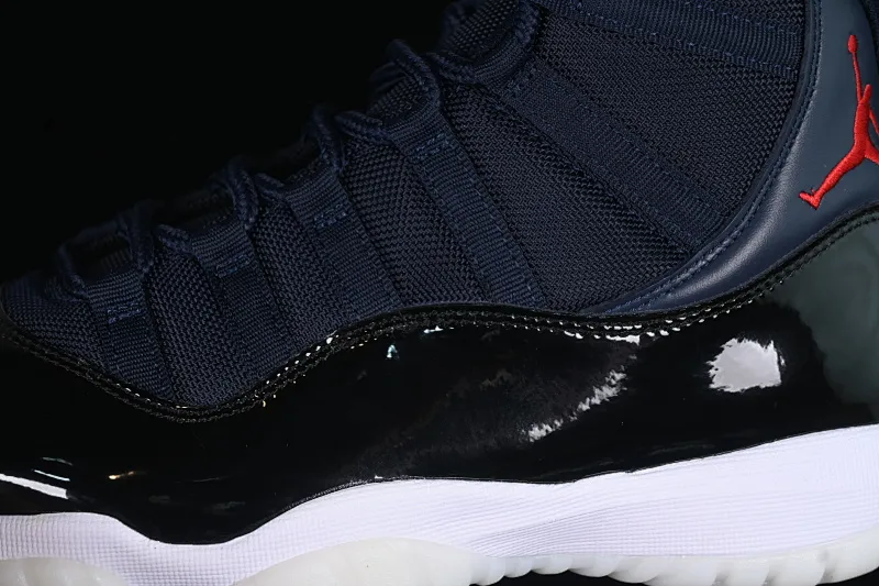 All categories Air Jordan Jordan series basketball shoes Air Jordan 11 Air Jordan 11 Retro AJ11 Joe 11 navy blue high-top basketball shoes CT8012-406